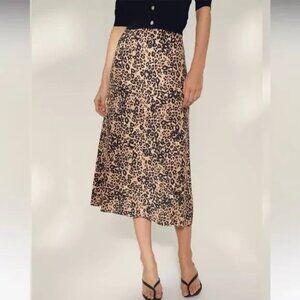 Wilfred Leopard‎ Print Midi Skirt